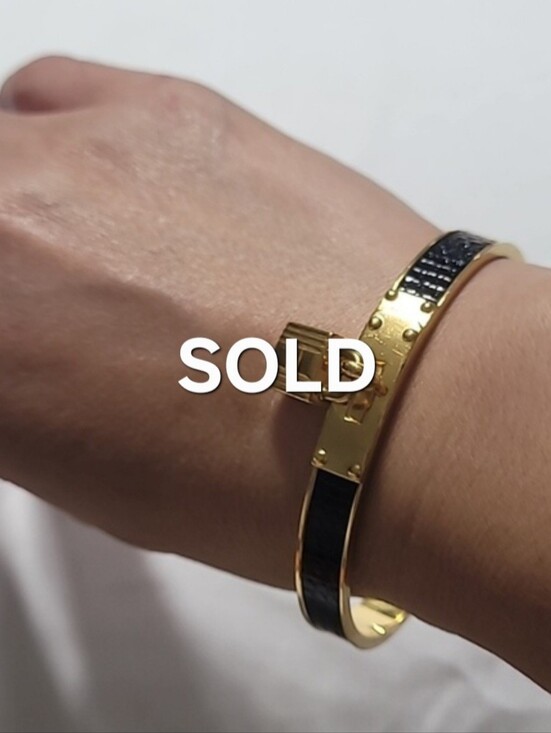 Hermes Jewelry - Hermes lizard bangle